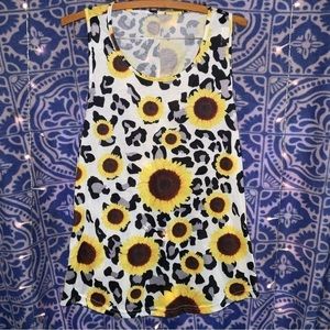 SUNFLOWER Woman’s racer back tank top